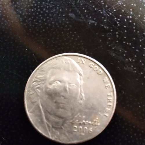 Just-Found-2006-P-Jefferson-Nickle-Crazy-✔-On-Reverse